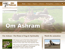 Tablet Screenshot of omashram.com